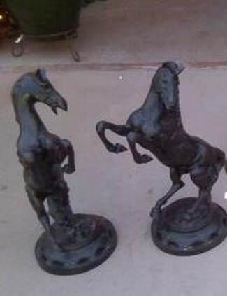 horse statues for garden 